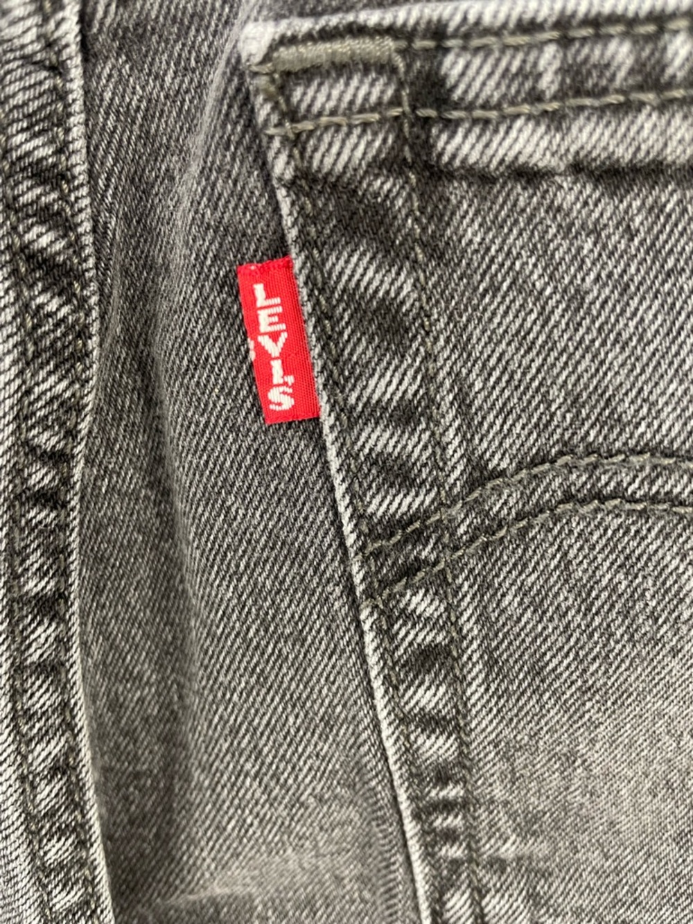 Levi's Ribcage Bell Bottom Jeans Wmn’s 29x32 Distressed Black High Rise $98 NWT - Picture 8 of 13